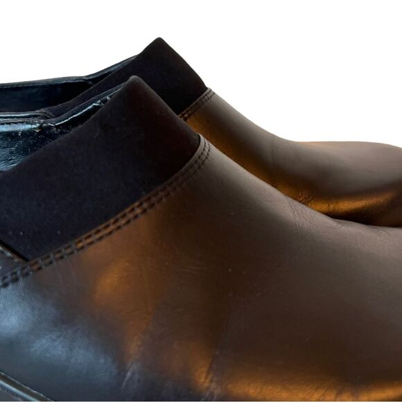 Easy Spirit black leather clogs women’s size 10 - Picture 14 of 15